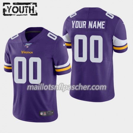 Maillot Minnesota Vikings Custom Nike Violet I 100th - Enfant